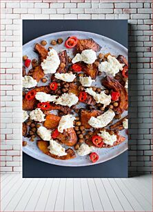 Πίνακας, Roasted Vegetables with Cheese Ψητά λαχανικά με τυρί