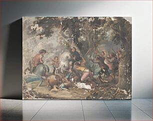 Πίνακας, Robbery assault by Jacques Courtois