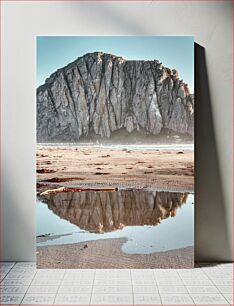 Πίνακας, Rock Formation on Deserted Beach Σχηματισμός βράχου σε έρημη παραλία