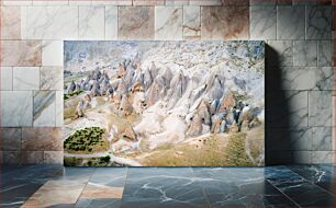 Πίνακας, Rock Formations in a Desert Landscape Βραχώδεις σχηματισμοί σε ένα έρημο τοπίο
