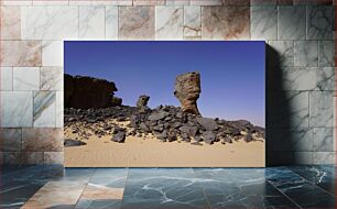 Πίνακας, Rock Formations in Desert Βραχώδεις σχηματισμοί στην έρημο