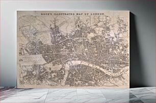 Πίνακας, Rock's illustrated map of London