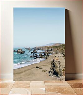 Πίνακας, Rocky Beach and Seascape Βραχώδης παραλία και θαλασσογραφία