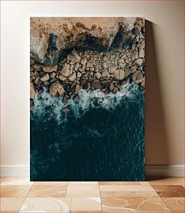 Πίνακας, Rocky Cliff by the Sea Rocky Cliff by the Sea
