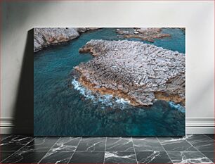 Πίνακας, Rocky Coastline Aerial View Rocky Coastline Aerial View