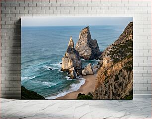 Πίνακας, Rocky Coastline and Ocean View Βραχώδης ακτογραμμή και θέα στον ωκεανό