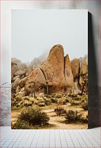 Πίνακας, Rocky Desert Landscape Βραχώδες τοπίο της ερήμου