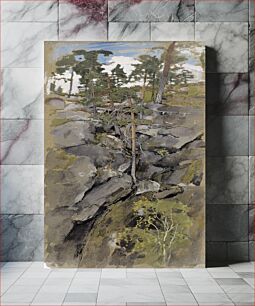 Πίνακας, Rocky forest, Eero Järnefelt