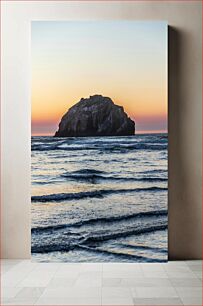 Πίνακας, Rocky Island at Sunset Rocky Island στο ηλιοβασίλεμα