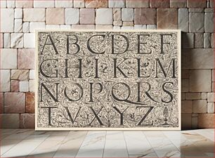Πίνακας, Roman Majuscule Alphabet