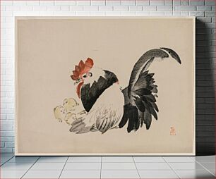 Πίνακας, Rooster, Hen, and Chicks (1615-1868)