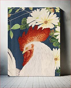 Πίνακας, Rooster pattern on kimono fabric