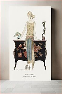 Πίνακας, Rosalinde: Robe du soir (1922) by George Barbier