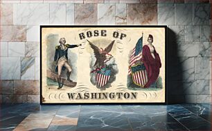Πίνακας, "Rose of Washington" Civil War Union patriotic cover, National Stamp Collection