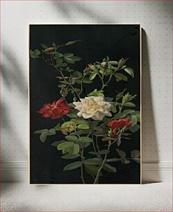 Πίνακας, Roses and buds