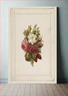 Πίνακας, Roses and pinks (1874)
