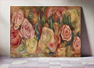 Πίνακας, Roses (Roses) by Pierre Auguste Renoir