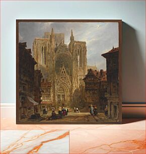 Πίνακας, Rouen Cathedral, David Roberts
