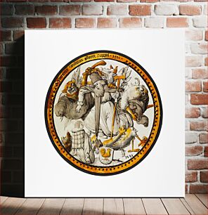 Πίνακας, Roundel with the Temptation of Saint Anthony, German