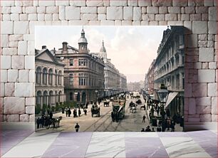 Πίνακας, "Royal Avenue. Belfast. Co. Antrim, Ireland" Photochrom print