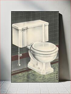 Πίνακας, "Royalton" close-coupled toilet