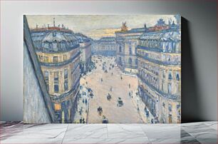 Πίνακας, Rue Halévy, vue d'un sixième étage by Gustave Caillebotte