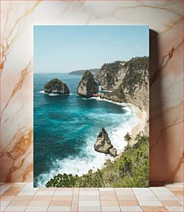 Πίνακας, Rugged Coastal Cliffs Τραχείς παράκτιοι βράχοι