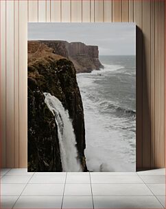 Πίνακας, Rugged Coastal Waterfall Τραχύς παράκτιος καταρράκτης