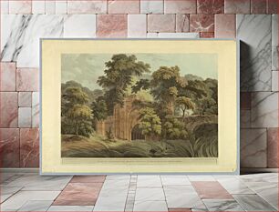 Πίνακας, Ruins at the Antient City of Gour, Formerly on the Banks of the River Ganges, from "Oriental Scenery: Twenty Four Views in Hindoostan" by Thomas Daniell, British, 1749 - 1840