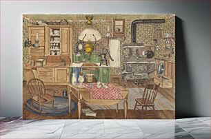 Πίνακας, Rural Kitchen (1935–1942) by Perkins Harnly