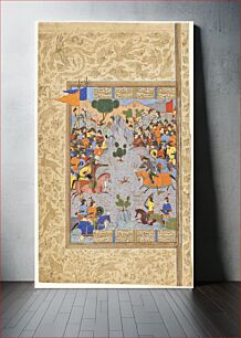 Πίνακας, Rustam Shoots Isfandiyar in the Eye, Page from a Manuscript of the Shahnama (Book of Kings) of Firdawsi