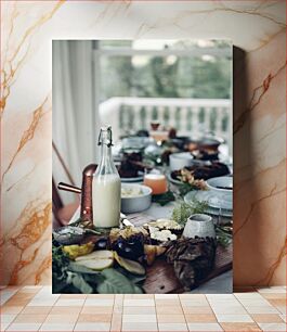 Πίνακας, Rustic Breakfast Spread Ρουστίκ Πρωινό Πρωινό