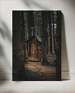 Πίνακας, Rustic Cabin in the Woods Ρουστίκ Καμπίνα στο Δάσος