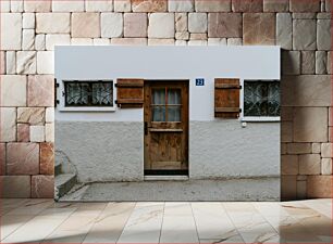 Πίνακας, Rustic Doorway and Windows Ρουστίκ Πόρτα και Παράθυρα