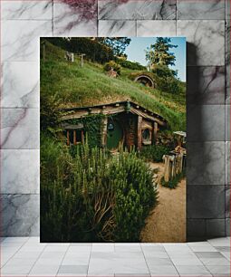 Πίνακας, Rustic Hobbit House Ρουστίκ Σπίτι Χόμπιτ