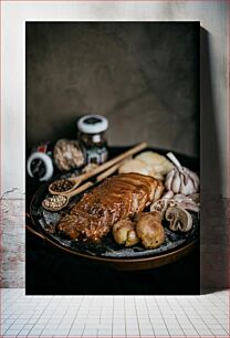 Πίνακας, Rustic Meal Preparation Προετοιμασία ρουστίκ γεύματος