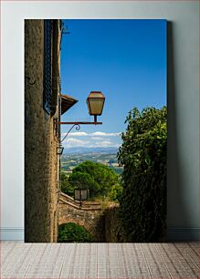 Πίνακας, Rustic Village Landscape Ρουστίκ Χωριό Τοπίο