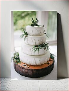 Πίνακας, Rustic Wedding Cake Ρουστίκ γαμήλια τούρτα