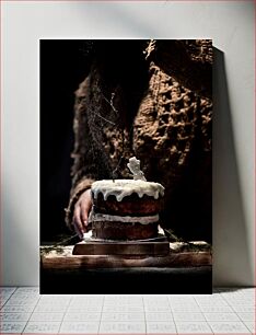 Πίνακας, Rustic Winter Cake Ρουστίκ χειμωνιάτικο κέικ