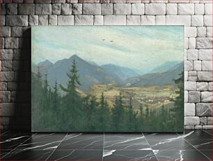 Πίνακας, Ružomberok landscape, Karol Miloslav Lehotský