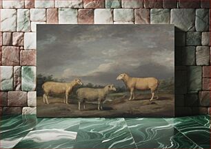 Πίνακας, Ryelands Sheep, the King's Ram, the King's Ewe and Lord Somerville's Wether