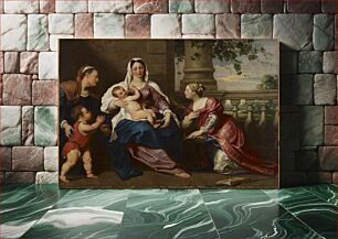 Πίνακας, Sacra conversazione, 1611 - 1651, Gerard Seghers
