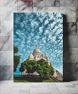 Πίνακας, Sacré-Cœur Basilica with a Beautiful Sky Βασιλική Sacré-Cœur με έναν όμορφο ουρανό