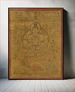 Πίνακας, Sadaksari-Lokeshvara Surrounded by Manifestations and Monks, Tibet