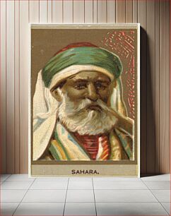 Πίνακας, Sahara, from the Races of Mankind series (T181) issued by Abdul Cigarettes