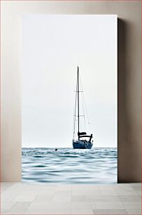 Πίνακας, Sailboat on a Calm Sea Ιστιοφόρο σε μια ήρεμη θάλασσα