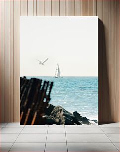 Πίνακας, Sailboat on a Sunny Day Ιστιοφόρο σε μια ηλιόλουστη μέρα
