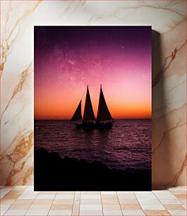 Πίνακας, Sailing at Sunset Ιστιοπλοΐα στο ηλιοβασίλεμα