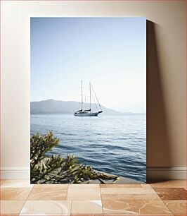 Πίνακας, Sailing Boat in Serene Waters Ιστιοπλοϊκό σε Γαλήνια Νερά