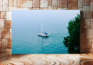 Πίνακας, Sailing on a Calm Sea Ιστιοπλοΐα σε ήρεμη θάλασσα